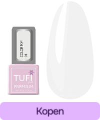 Hybride Top TUFI profi PREMIUM Color Top Gekleurd 01 Witte Sluier 8 ml (0123403)